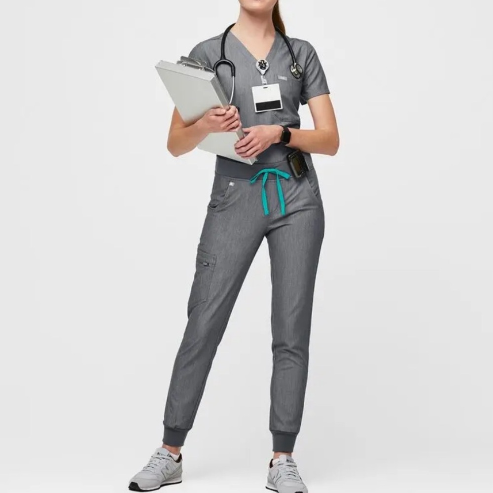 Figs Gray Women's Top